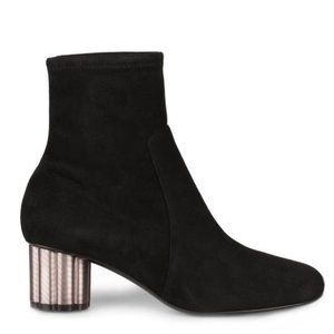 SALVATORE FERRAGAMO Catania black suede boot